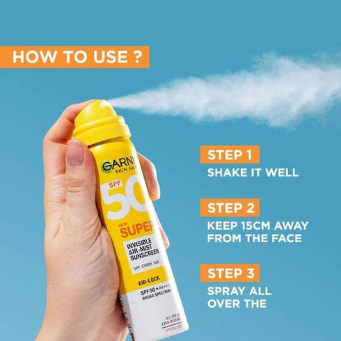 Garnier Superuv Invisible Air Mist Sunscreen